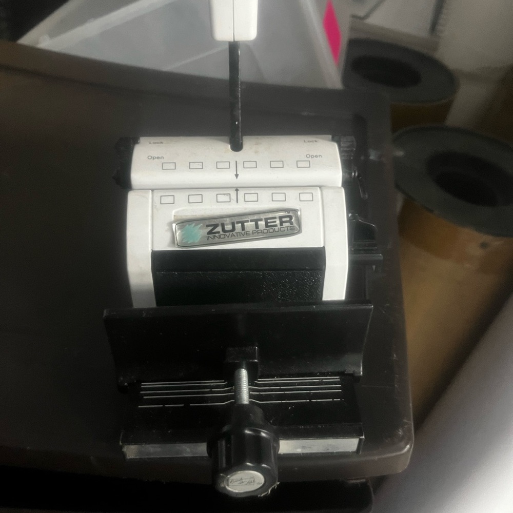 Zutter Bind-It-All Machine - Black and White